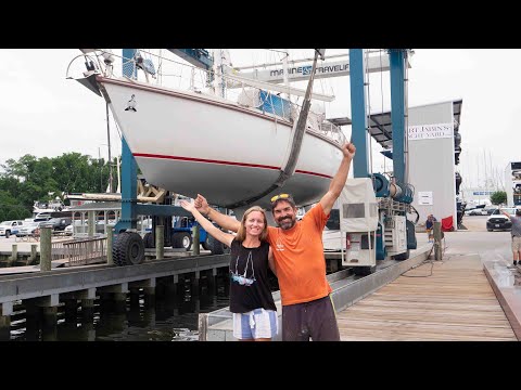 SPLASHED! Our Destination? Sailing North until it gets cold!  - Sailing Vessel Delos Ep. 291