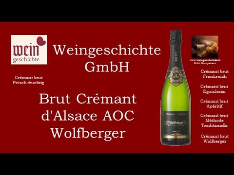 Brut Crémant d'Alsace AOC Pinot Blanc l Riesling Pinot Gris Wolfberger Elsass l Weingeschichte GmbH
