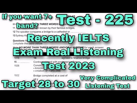 18 JANUARY HARD LISTENING TEST 2023 | IDP ACADEMIC LISTENING TEST 2023 | REAL LISTENING TEST 2023