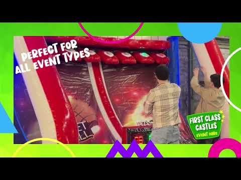 First Class Castles - Digital Electronic Basketball Hoops Inflatable Event Game for Hire
