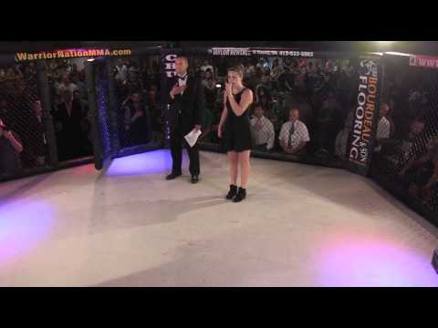 Warrior Nation XFA VI - National Anthem by Katherine Winston