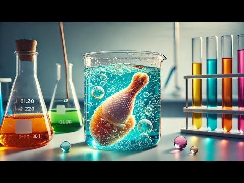 Science Experiments ! fireworks in a jar! chicken in piranha solution!