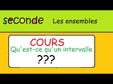 Vidéo : qu'est-ce qu'un intervalle ?