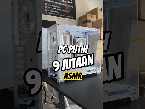 💥 ASMR Rakit PC Gaming Putih 9 Jutaan — ⚡ RTX 3050 + i5-12400F 🚀