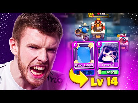 😨🤯RIESENSKELETT LEVEL 14 auf FAKE LEVEL 1 ACCOUNT… (Gegner HASSEN mich) | Clash Royale Deutsch
