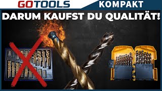 EIN UNTERSCHIED wie Tag und Nacht! | Test DeWalt Extreme Metallbohrern vs Standard-Metallbohrern