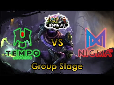 NIGMA VS TEMPO - Group Stage - ESL One Germany 2020