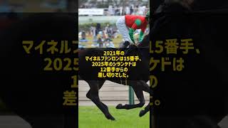 なぜ新潟記念は2番手からも15番手からも勝てるのか 5年の4コーナー位置 #Shorts