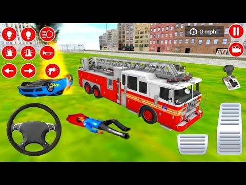 Real Fire Truck Driving Simulator 2021 - Best Fire Fighting Games - Android Gameplay