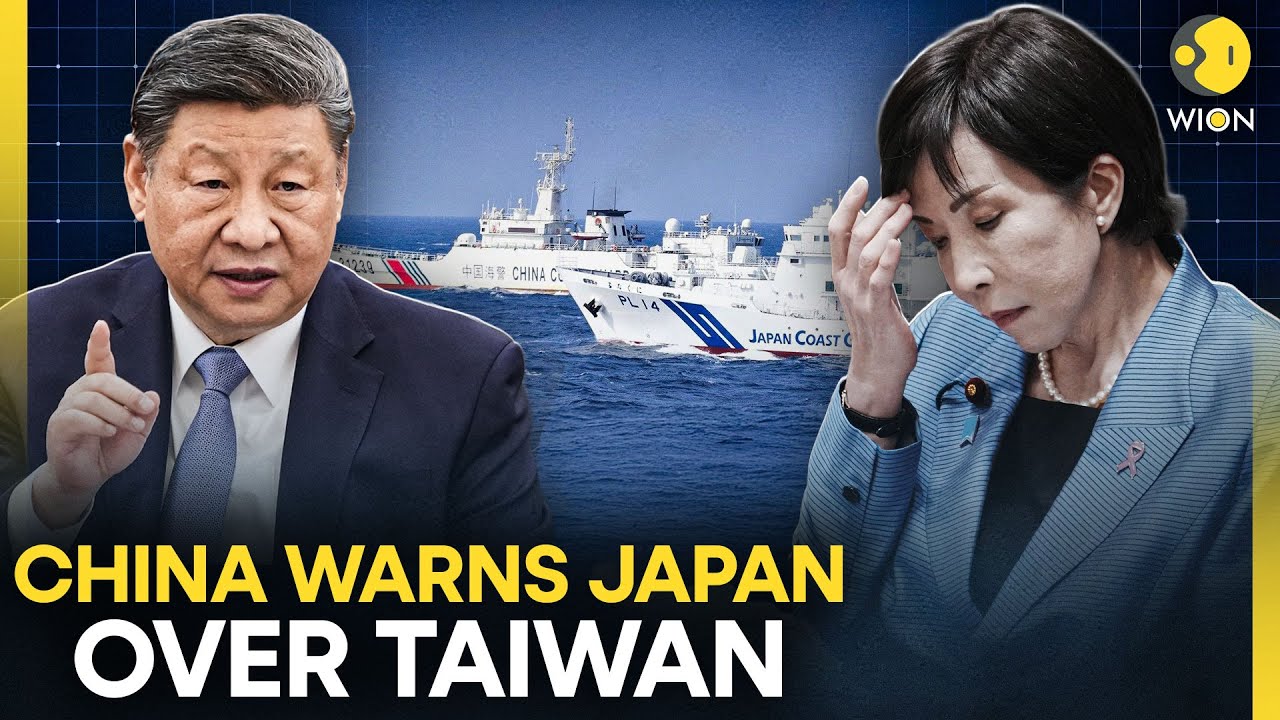 China-Japan Showdown LIVE: Explosive Taiwan Clash Spirals; Airlines, Films Caught In Fallout | WION