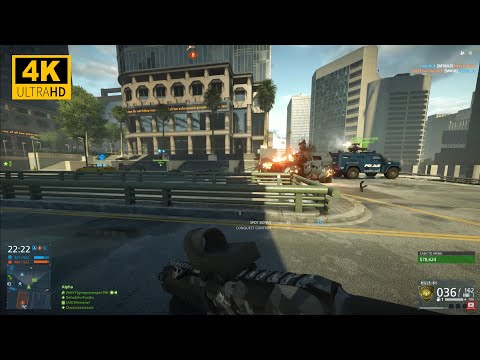 Battlefield Hardline | Multiplayer Gameplay [4K 60FPS] Downtown