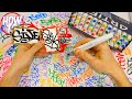 How To Tag Graffiti Letters Tutorial - Basic