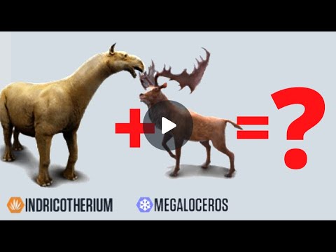 Indricoceros Hybrid Reveal! Indricotherium + Megaloceros | Jurassic World The Game Full HD
