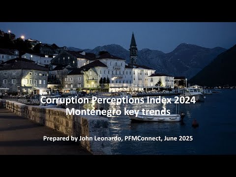 Corruption Perceptions Index 2024 Montenegro key trends