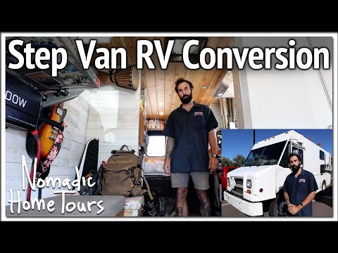 Living in a Step Van RV Conversion | FedEx Truck Tiny House