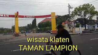 preview picture of video 'WISATA KLATEN 'TAMAN LAMPION''