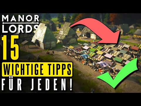 15 Important Tips & Tricks for Beginners! | Manor Lords | Beginner's Tutorial