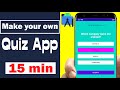 Quiz Application | Android Studio Tutorial | 2024