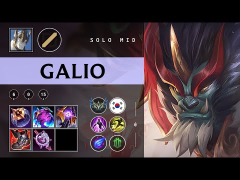 Galio Mid vs Katarina - KR Challenger Patch 25.24