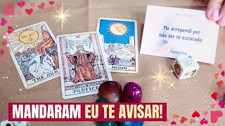 💖 A Justiça Cósmica MANDOU TE AVISAR Sobre um AMOR QUE SE AFASTOU!