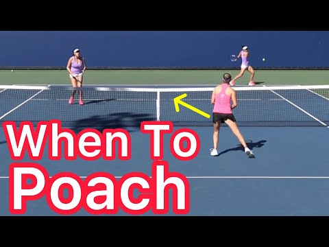 When Should You Poach In Doubles? (Crazy Simple Tennis Tip)