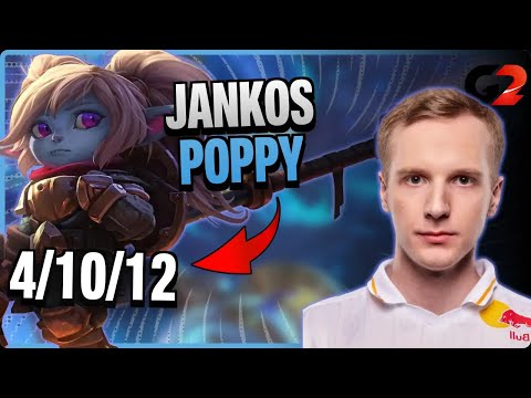 G2 Jankos JUNGLE Poppy vs Karthus | 15.6
