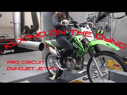 Dyno testing the KLX140