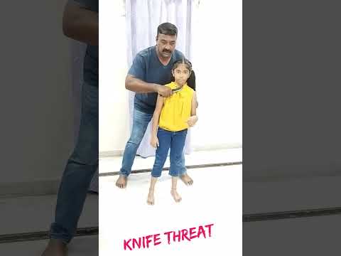 Knife Threat Self-Defense Techniques #1cr #trending #viral #shorts #youtube @lakshmisrinivas456