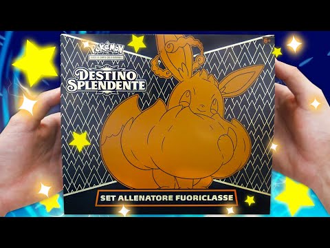 APRO IL SET ALLENATORE FUORI CLASSE DI POKEMON DESTINO SPLENDENTE! - Elite Trainer Box Eevee