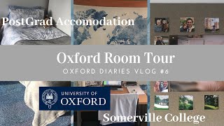 OXFORD ROOM TOUR // PostGrad Accommodation at Somerville College // Oxford Diari