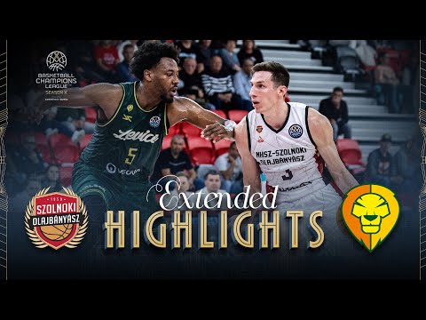 NHSZ-Szolnoki Olajbanyasz v Patrioti Levice | Full Game Highlights | #BasketballCL 2025-26
