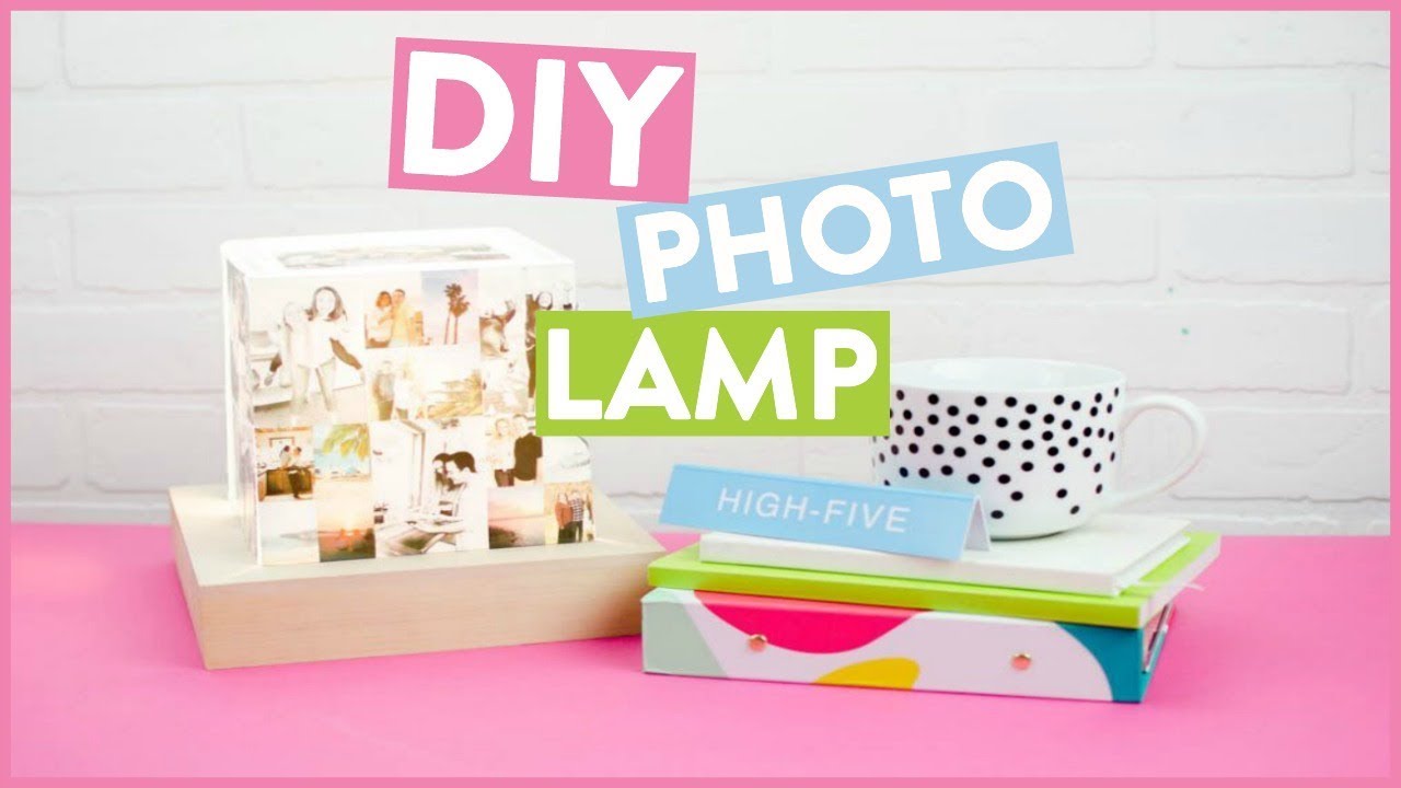 DIY Photo Lamp | Easy DIY Decor Project