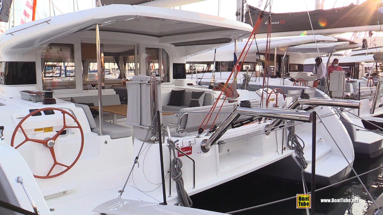Excess 12 Sail Catamaran - Walkaround Tour - 2021 Cannes Yachting Festival