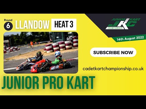 CKC 2022 | Round 6 - Llandow | Junior Pro Kart | Heat 3