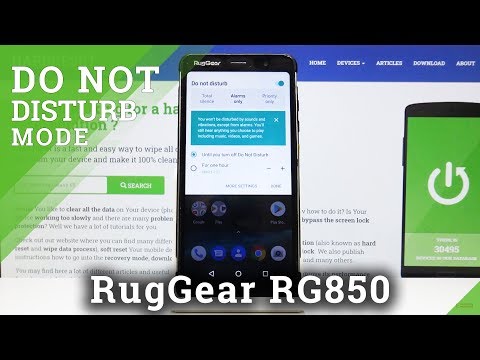 How to Activate Do Not Disturb Mode in RugGear RG850 – Silent Mode