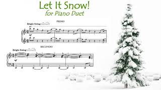 Let It Snow! Let It Snow! Let It Snow (piano duet)