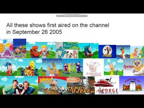 Pbs kids sprout Shows timeline 2005-2013.    2020 edition
