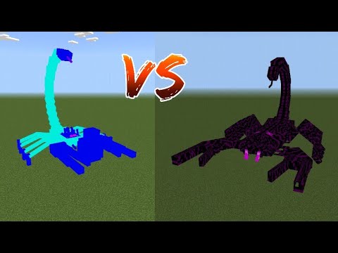 Arctic Scorpion Vs Overlord Scorpion - Minecraft Mob Battle