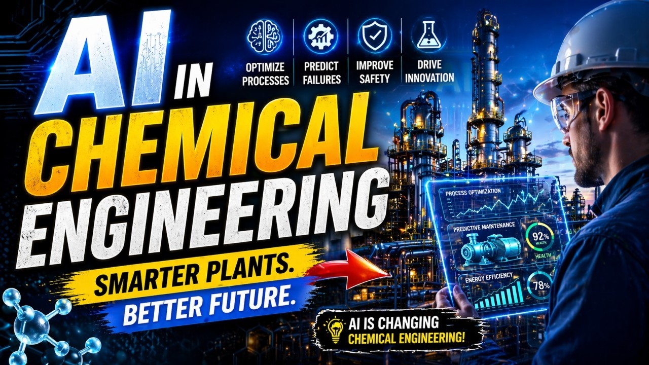 AI in Chemical Engineering 🔥 | Future of Smart Plants, Digital Twins & Process Optimization