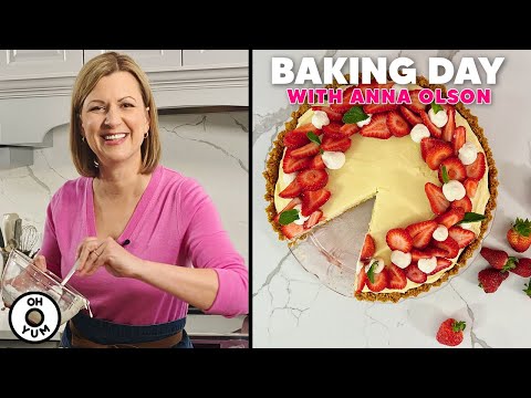 Anna Olson Teaches How to Make STRAWBERRY LEMON TART! 🍓🍋