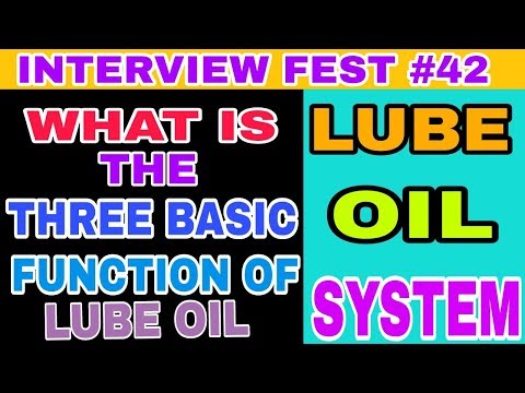 Basic function of lubricating oil