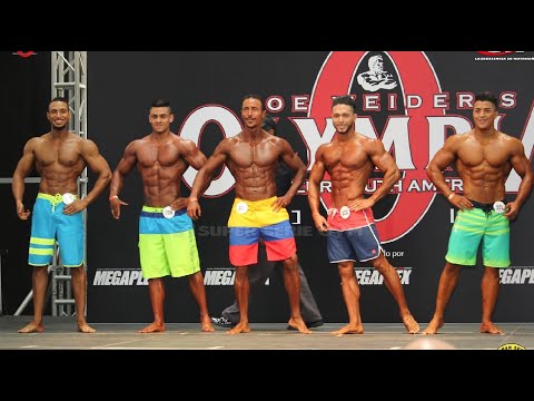 MEN PHYSIQUE SENIOR 1.70 m.  (ELIMINATORIAS) – Mr. OLYMPIA SUDAMERICA 2017