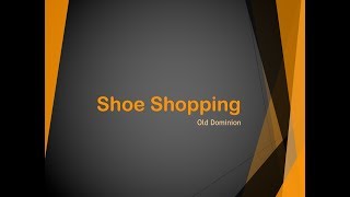 Shoe Shopping- Old Dominion Lyrics