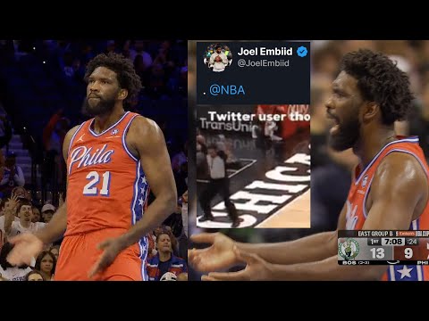 Joel Embiid calls out NBA after being fined $50,000 for DX chop celebration 😂