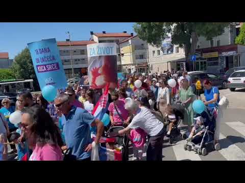 Imotski, Hod za život, 21. 5. 2022. - atmosfera na Hodu