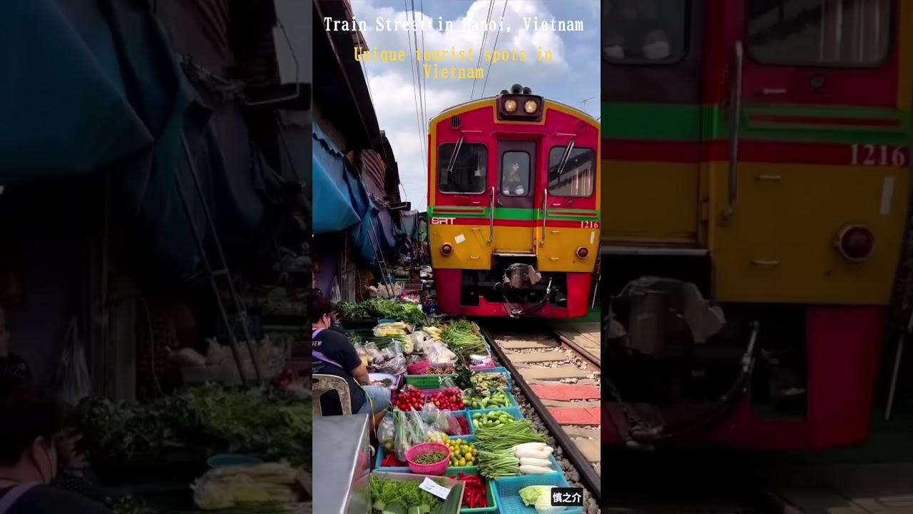 【ベトナムの最も危険でユニークなトレインストリート】🌴💕#ベトナム #ハノイ #トレインストリート #観光スポット #ベトナムのカフェ #ユニーク #トレイン #ライフスタイル #vietuam