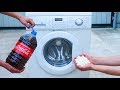 Experiment Coca Cola Mentos  vs  Washing Machine
