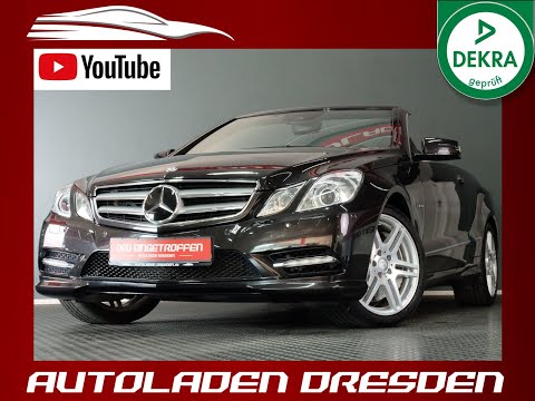 Mercedes E500 AMG Cabrio Avant-garde Review Präsentation Autoladen Dresden