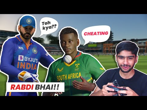 ROHIT IS WICKETKEEPER! IND VS SA | CRICKET 22