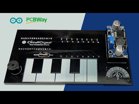 How to Build An Arduino Based Touch Capacitive Piano with Recording and Replay